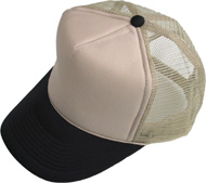 Mesh black khaki khaki