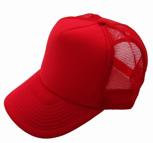 Mesh Trucker Cap  SANDWICH red